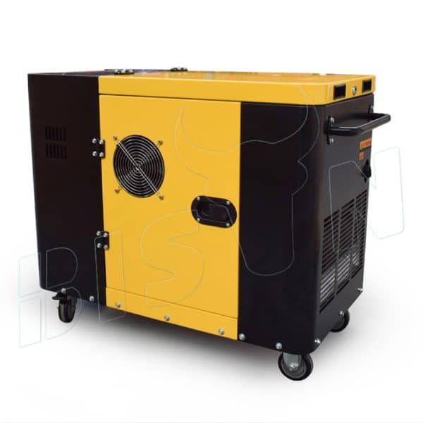 powered diesel generator with recoil e start 2