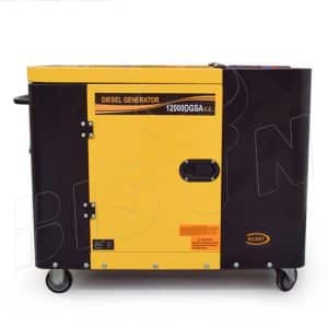powered diesel generator with recoil e start