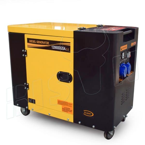 powered diesel generator with recoil e start 5