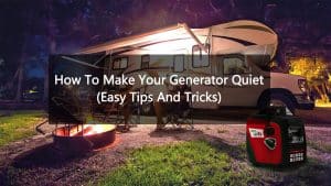 how to make your generator quiet
