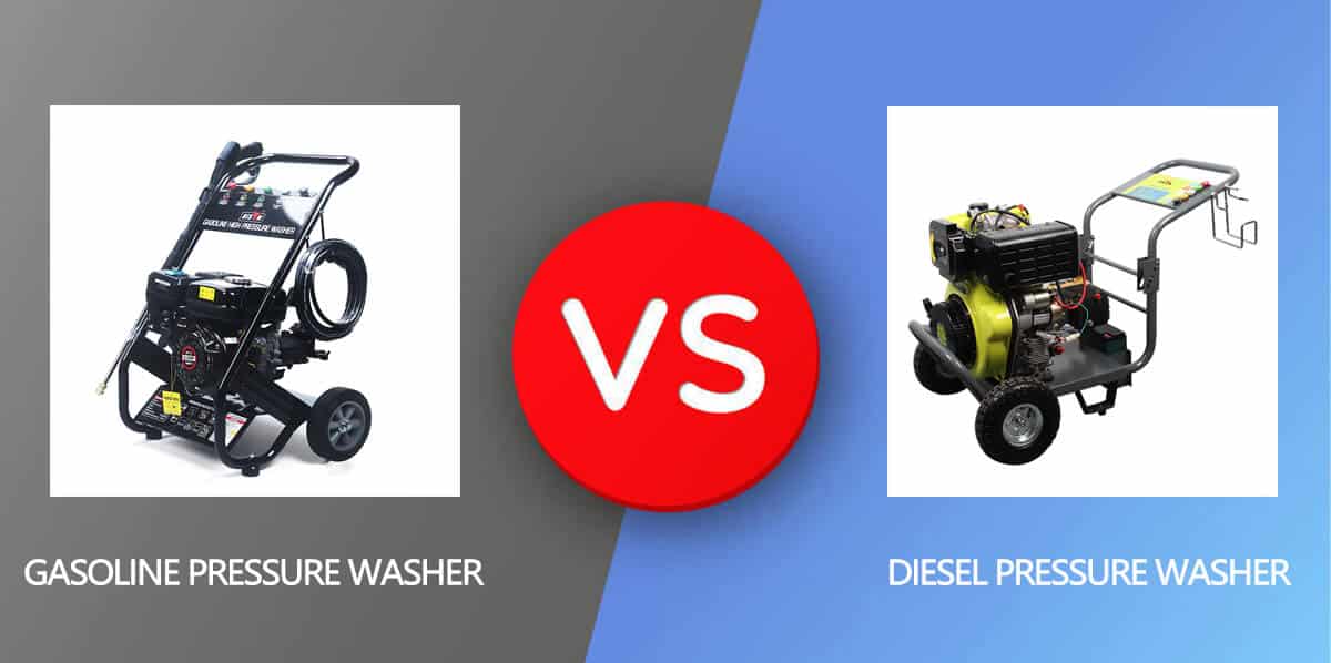 mesin basuh tekanan diesel vs petrol