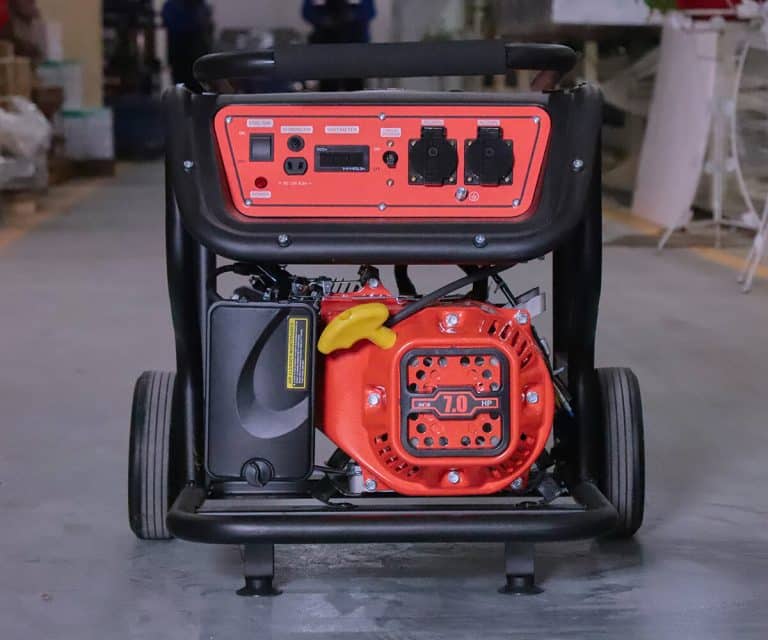 powered gasoline generator with recoil e start