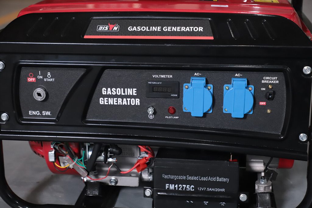 recoil gasoline portable generator single phase details 3