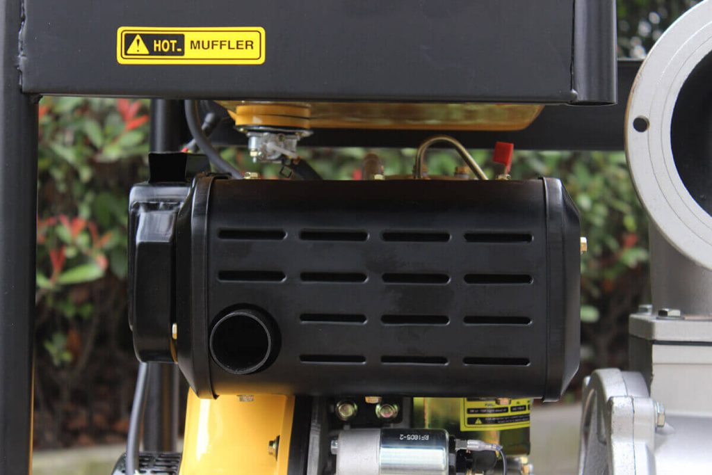150mm diesel engine water pump machine details