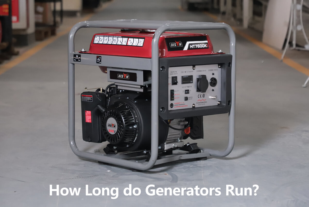 how long do generators run
