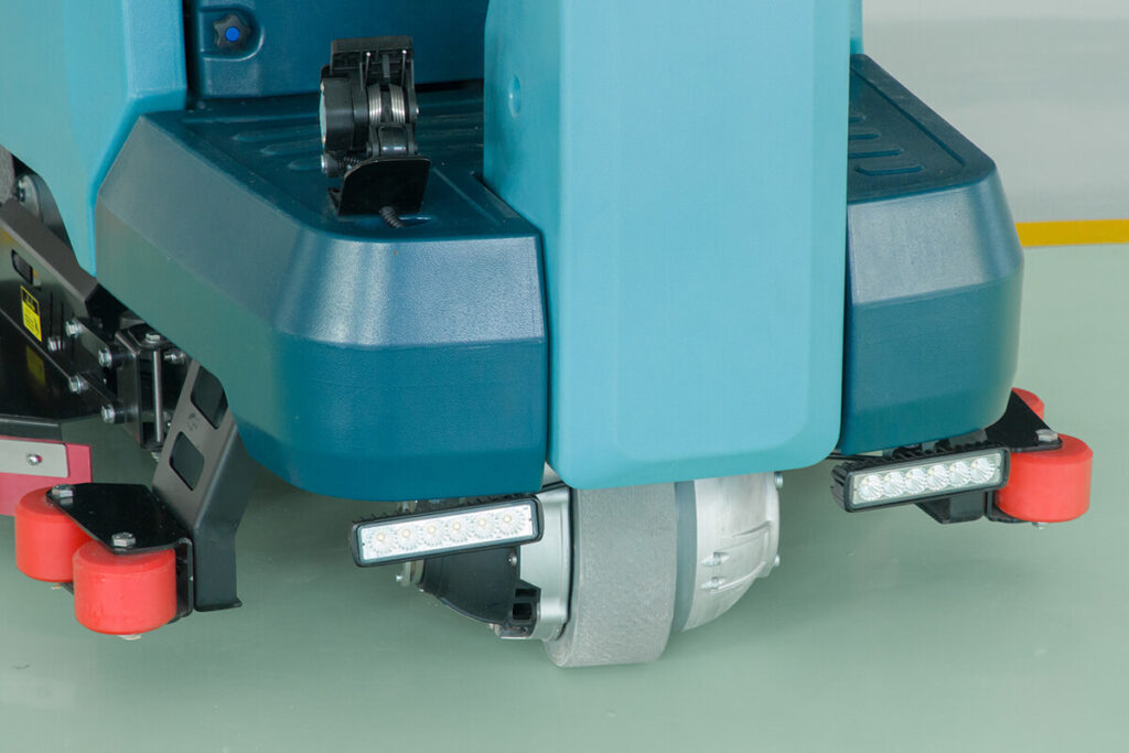 industrial electric ride on floor scrubber machine details 4