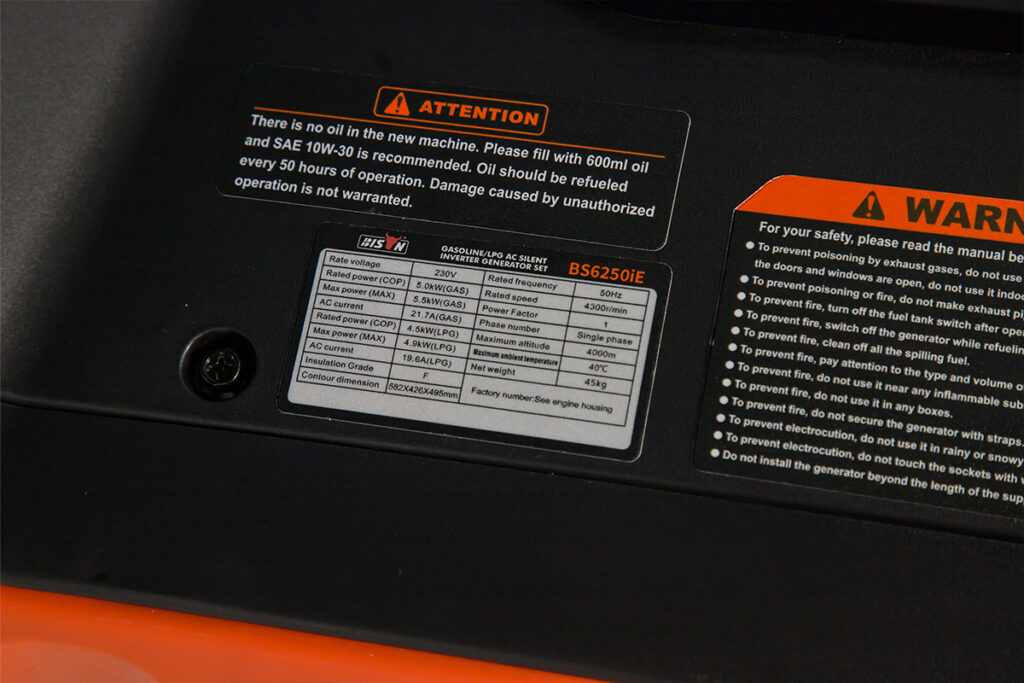 outdoor camping generators for caravan rv use details 4