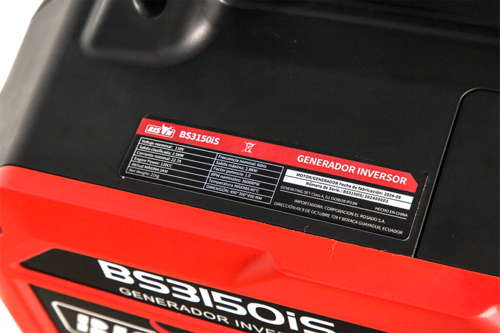 single cylinder gas powered inverter generator details