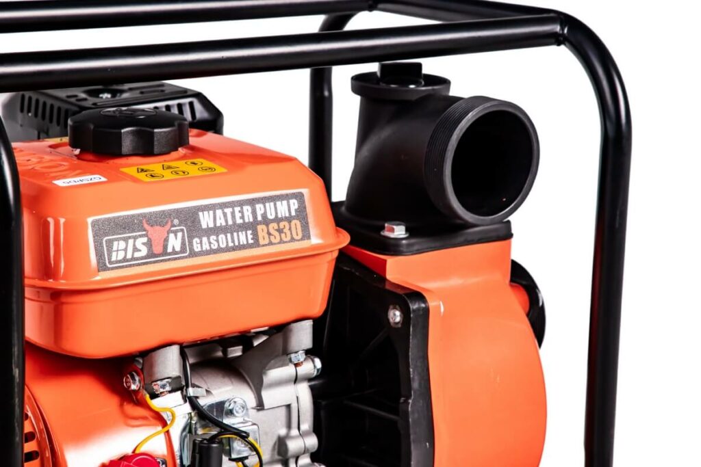 steel gasoline engine driven water pump details 2
