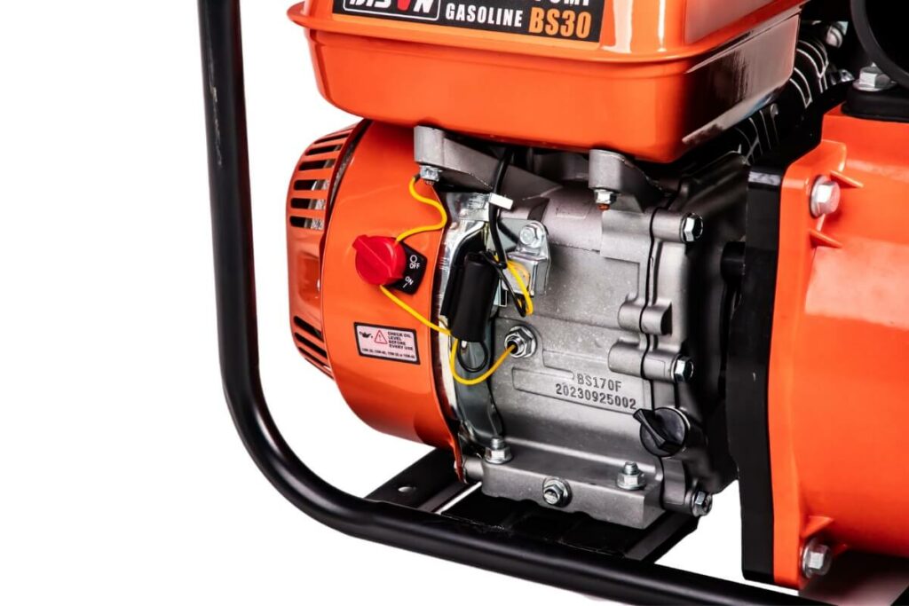 steel gasoline engine driven water pump details 4