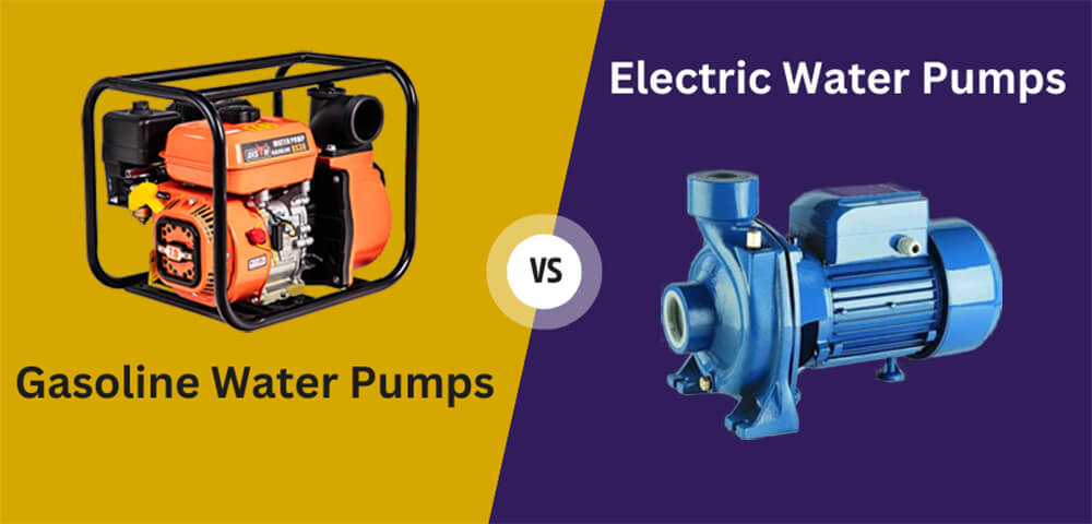 Bomba de agua de gasolina vs bomba de agua eléctrica