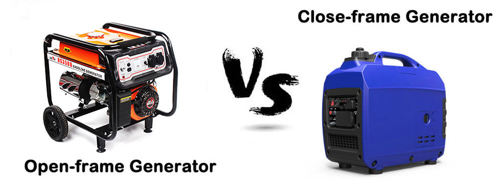 open frame vs closed frame inverter generators