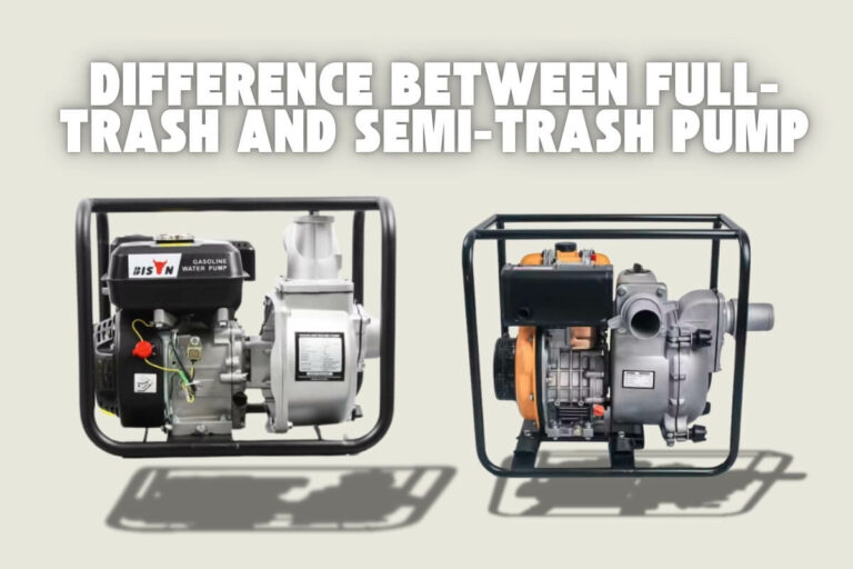 differenza tra pompa per rifiuti pieni e pompa per rifiuti semi-pieni