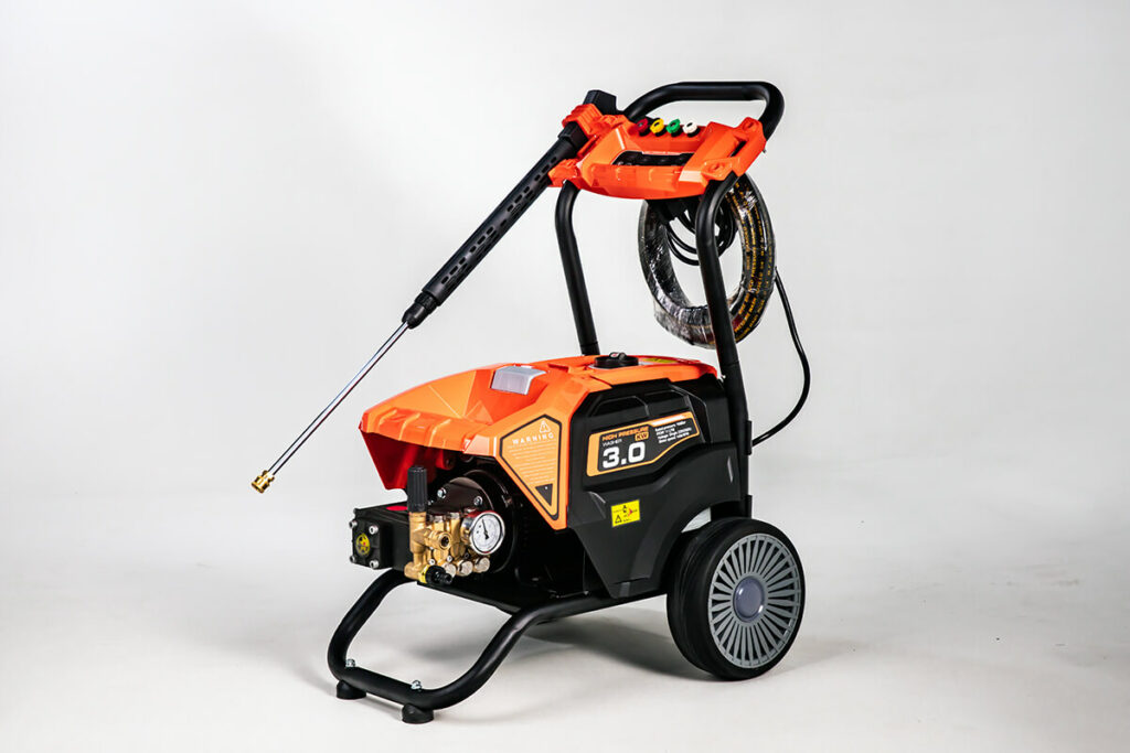 golchwr pwysedd trydan bison 3kw