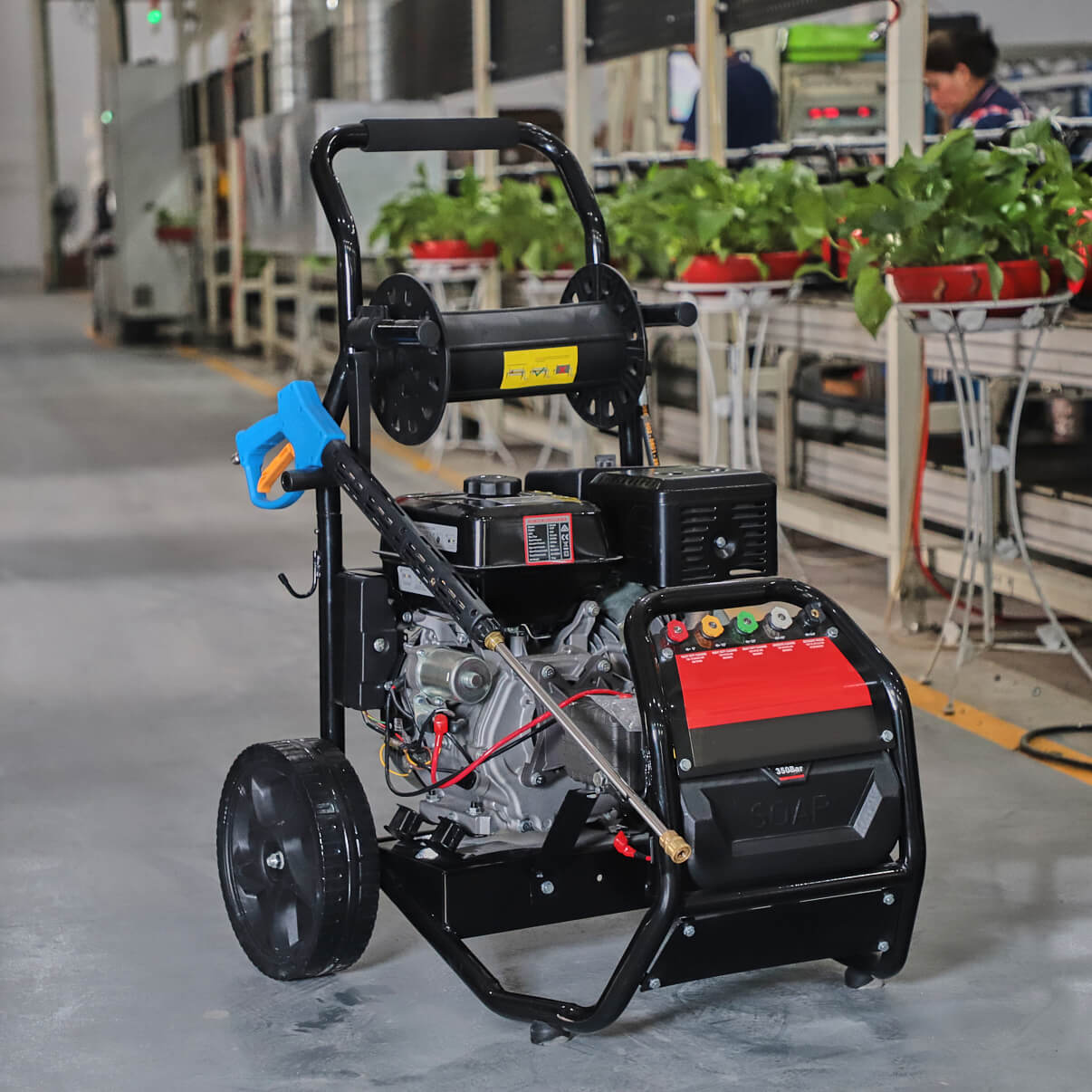 golchwr pwysau bison