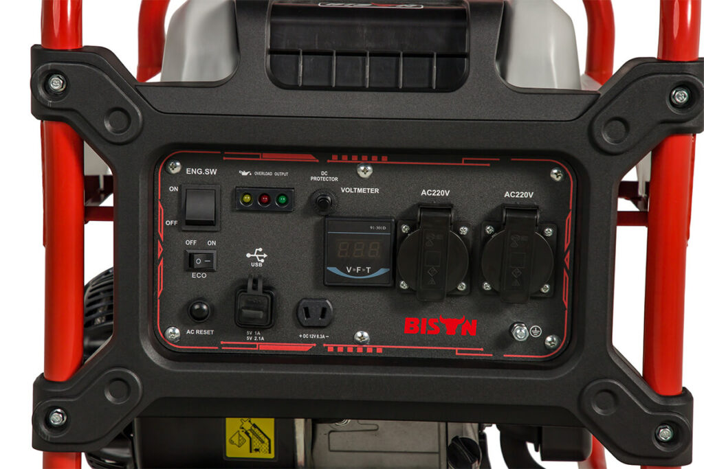 कैम्पिंग के लिए साइलेंट गैसोलीन इन्वर्टर जनरेटर के विवरण 3