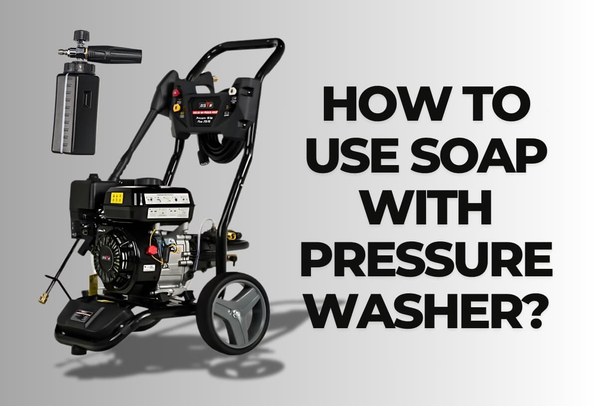 高圧洗浄機で石鹸を使う方法