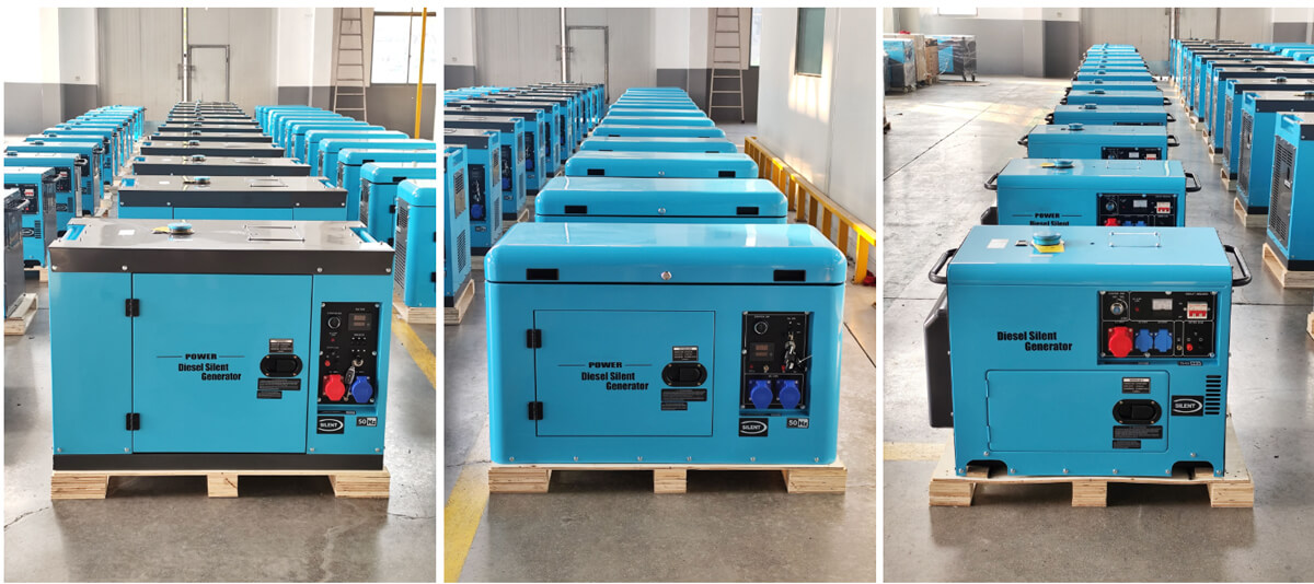 máy phát điện trong nhà máy